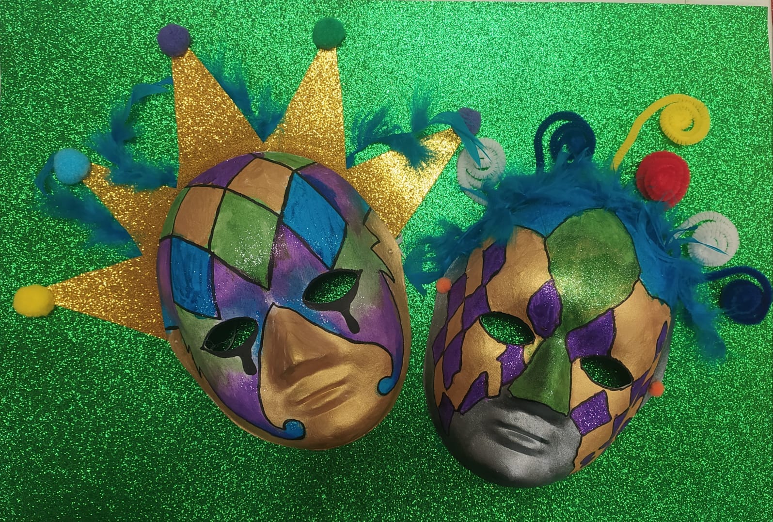 Taller de máscaras de carnaval