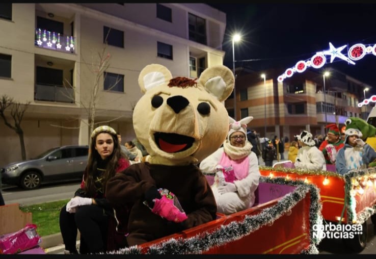 A todo tren en la Cabalgata